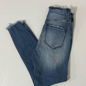 Kan Can Estilo Button Fly Distressed Jeans KC8433M Womens Size 3/25